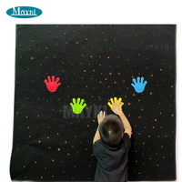 Équipement interactif multi-sensoriel Kit de tapis à fibre optique Tapis à LED Starlight changeant de couleur