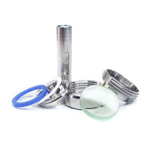 具有焊接结构和内置LED手电筒的Wensen 304/316不锈钢联合视镜 - Product Image 2