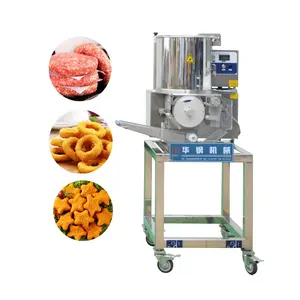 Automatic beef hamburger forming machine tempura batter making machines patty forming machine