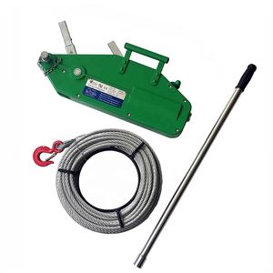 Treuil à câble manuel en acier allié à l'aluminium, capacité de levage de 0,8 tonne, 1,6 tonne, 3,2 tonnes, 5,4 tonnes pour la construction industrielle - Product Image 5