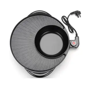 Elektrische Mini Multifunktion ale Home Hot Pot Grill pfanne Backform mit Antihaft-Oberfläche