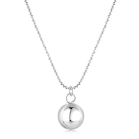 Dyslam — collier en argent Sterling 925 avec pendentif en perles brillantes, bijoux élégants et simples, grand collier en boule, nouvelle collection