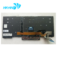 HK-HHT Pièces détachées pour ordinateur portable Clavier US pour Lenovo ThinkPad T490 L490 Clavier US rétro-éclairé