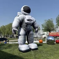 Offre Spéciale : Mascotte Spatiale Gonflable Personnalisée en PVC, Astronaute de 8m de Haut pour Événements et Fêtes, avec Souffleur d'Air Inclus