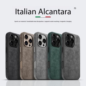 <span class=keywords><strong>Coque</strong></span> de téléphone <span class=keywords><strong>Iphone</strong></span> 16 <span class=keywords><strong>Pro</strong></span> <span class=keywords><strong>Max</strong></span> Premium <span class=keywords><strong>en</strong></span> Alcantara italien, entièrement enveloppée, estampage à chaud <span class=keywords><strong>en</strong></span> cuivre, aimant puissant, prix d'usine - Product Image 5