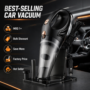 <span class=keywords><strong>Aspirateur</strong></span> de voiture DC12V 70W 0.55L à prix avantageux, en ABS, 2900pa, avec buse et brosse - Product Image 1