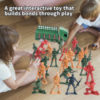 Plastik ordu tankı oyuncaklar askeri adam tekne araç oyuncak eğitim Mini simüle asker Action Figure seti oyuncak Boy hobi hediye için
