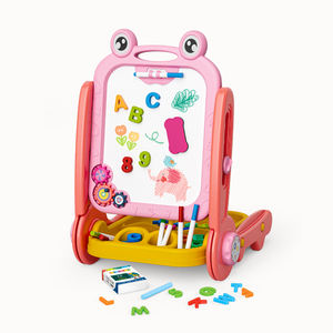 Tablero de dibujo de doble cara multifuncional Caballete de plástico Tablero de pintura de aprendizaje Juguetes - Product Image 1