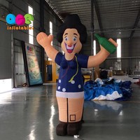 Ballon gonflable en forme de nuage, 1 pièce, pour publicité commerciale, servir de saras avec bouteille de bière