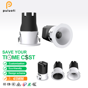PULUOTI Modern Mini LED Spotlight Thumb-Size Full-Spectrum Eye-Protection 4000K Aluminio Estilo integrado único para la decoración del hogar - Product Image 1