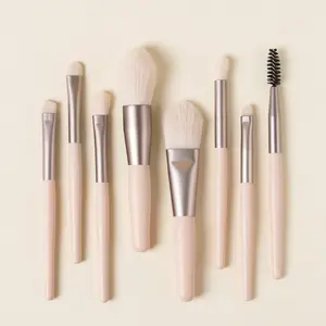 Wholesale Custom Compact Hand Professional Blush Makeup Brush Set Foundation Pinceaux Maquillage Professionnel Cosmetic Brush