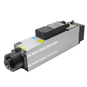 HQD 5.5kw 380V 400-600HZ ISO30 12000-18000rpm air cooled cnc spindle motor GDL60-18Z/5.5