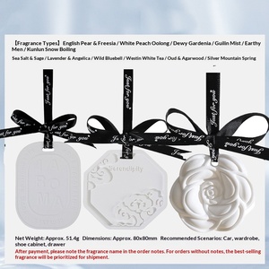 Pendentif diffuseur d'arômes en pierre de diatomite Camellia Reticula Rouge <span class=keywords><strong>pour</strong></span> armoire domestique, <span class=keywords><strong>sachet</strong></span> parfumé suspendu - Product Image 6