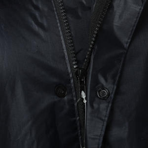 Conjunto de impermeable y pantalones de lluvia estilo coreano, color azul oscuro, transpirable, de alta elasticidad, para adultos, para viajes. - Product Image 5