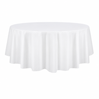 Nappe en plastique blanche PEVA, couleur unie, imperméable, résistante aux plis, jetable, pour mariage, banquet, fête, hôtel