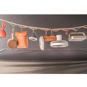 Cordon de camping en cuir de 5,5 mètres pour tentes, étagères de rangement et cordes à linge d'extérieur. - Product Image 1