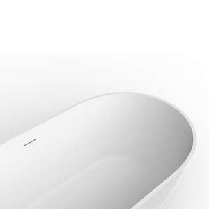 <span class=keywords><strong>Baignoire</strong></span> à îlot ovale moderne classique en <span class=keywords><strong>pierre</strong></span> artificielle solide Excellent prix Baignoires à remous autoportantes avec fonction de vidange - Product Image 6