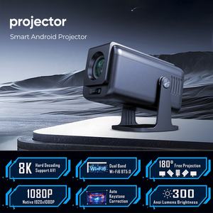 Nouveau design V1 Pro Mini projecteur vidéo à mise au point automatique <span class=keywords><strong>Android</strong></span> 14 Smart TV Full HD 1080P BT WiFi 6 Projecteur portable à courte focale 4K - Product Image 5