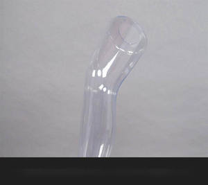 <span class=keywords><strong>Mannequin</strong></span> Pied et Jambe Femme en Plastique Transparent, Blanc ou Noir pour Présentation de Bas en Soie et Chaînes de Cheville - Product Image 5