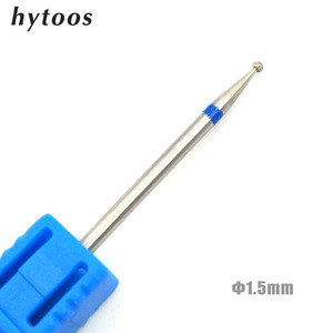 HYTOOS Kim Cương Hình Cầu Nail Drill Bit 3/32 "Quay Kim Cương Burr Bits Lớp Biểu Bì Là<span class=keywords><strong>m</strong></span> Sạch Bits Nail Khoan Phụ Kiện <span class=keywords><strong>M</strong></span>óng Tay <span class=keywords><strong>M</strong></span>óng Nhà <span class=keywords><strong>M</strong></span>áy Công Cụ - Product Image 3