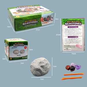 Nuevas llegadas: Clústeres <span class=keywords><strong>de</strong></span> cristal <span class=keywords><strong>de</strong></span> cavansita natural en bruto para excavaciones arqueológicas y juegos. - Product Image 4