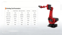 Bras robotisé articulé 6 axes servo-électrique Utools SIASUN IP65, charge utile de 12 kg, pour le meulage, le soudage et l'assemblage avec PLC