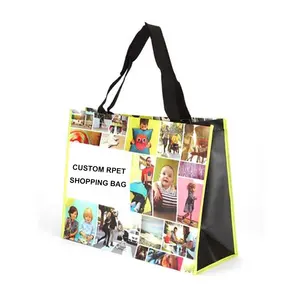 Многоразовые водонепроницаемые нетканые сумки-тоуты GRS для покупок в продуктовых магазинах и торговых выставок