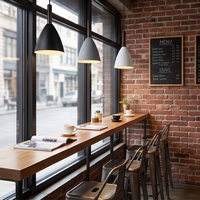 Suspension luminaire en fer forgé à 3 têtes, style nordique, réglable, avec douille E27, pour salle à manger, bar, café, usage intérieur