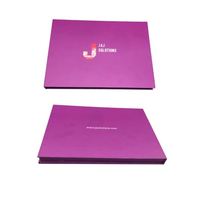 Cartes vidéo brochure avec écran LED et câble USB de 4,3/5/7 pouces, avec audio, en papier, impression offset pour une utilisation promotionnelle commerciale