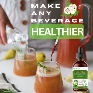 قطرات أوراق <span class=keywords><strong>Graviola</strong></span> العضوية استخراج قشطة شائكة أوراق Guanabana زيت سائل لتخفيف الهضم المناعي الجهاز التنفسي - Product Image 2