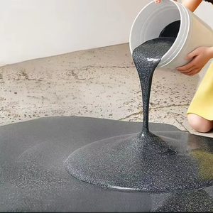 สีเคลือบพื้นอีพ็อกซี่ลายหินอ่อนเงาสูง สำหรับพื้นคอนกรีต คลังสินค้า โรงรถ แบบปรับระดับเอง - Product Image 1