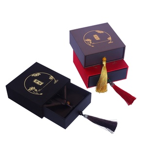 Elegant Luxury Jewelry <b>Gift</b> <b>Box</b> with Velvet Bag Drawer Slide Jewelry <b>Box</b> Packaging with Tassel for Jewelry Accessories - Product Image 2
