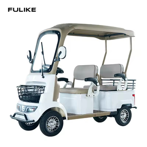 Minibús A5 de Cuatro Ruedas con Toldo, Cuatro Asientos, para Personas Mayores y Discapacitadas, Scooter Eléctrico Familiar con Motor de 650w - Product Image 1