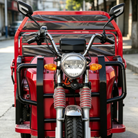 Tricycle électrique de transport 72V 1500W, capacité de charge 585 kg, plateau ouvert, véhicule de transport à trois roues, homologué EEC COC L2e-U, benne basculante disponible