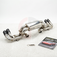 Silencieux d'échappement SDO Performance compatible avec Ferrari 360 F360 3.6L V8 2001-2005 en acier inoxydable Catback avec commande de soupape à vide