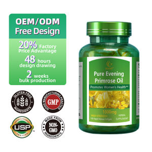 Aceite Puro de Onagra 1000mg en Cápsulas Blandas, 100 Unidades, Apoyo para la Salud Femenina y de Adultos para el Equilibrio Hormonal - Product Image 1