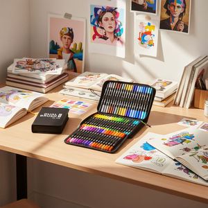Coloring Custom Washable Fabric Refill Ink Whiteboard Oil Acrylic Markers for Kids - Product Image 4