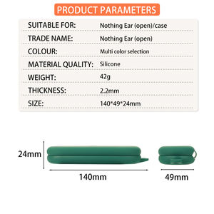 Étui pour écouteurs Nothing Ear(Open), coque en silicone pour écouteurs, étui pour écouteurs sans fil TWS pour AirPords, coques pour écouteurs - Product Image 3