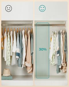 <span class=keywords><strong>SONGMICS</strong></span> – cintres modernes antidérapants pour enfants, 50 pièces, cintres courts en velours pour vêtements d'enfants - Product Image 3