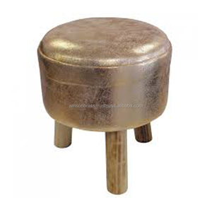 Fabricant et grossiste tabouret pouf standard en métal tabouret décoratif de jardin domestique tabouret de jardin en métal et aluminium - Product Image 2