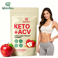 Gummies Qbioflex OEM/ODM pour la perte de poids avec Keto VCA Gummies, digestion saine, gummies au vinaigre de cidre de pomme