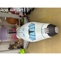 Modèle d'avion gonflable géant Présentoir de navette spatiale gonflable réaliste pour événements, expositions et promotions éducatives