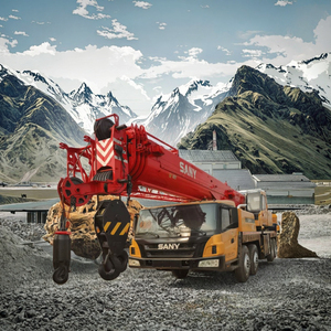 Grue mobile SANY STC250 de 50 tonnes, flèche télescopique à 5 sections, grue sur camion d'occasion, moteur Weichai, capacité de charge nominale de 50 tonnes, boîte de vitesses, roulement - Product Image 3