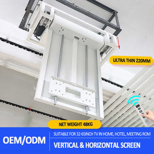 تصميم جديد من JGST مقاس 32-65 بوصة مزود بمحرك عن بعد ومسقط لأسفل تلفزيون سقف مثبت على رافعة تلسكوبية للشقق المسرح المنزلي الفاخر - Product Image 2