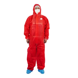 Widely Used Disposable Microporous Industrial Waterproof Oil Proof Coverall With High Quality Wholesale