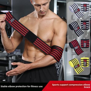 Genouillères de fitness en fibre de polyester à compression, modèle S/M/L EL0249 pour la musculation - Product Image 1