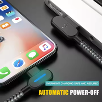 Kabel USB mikro Tipe C pengisi daya Cepat 90 derajat 1M harga grosir untuk Android