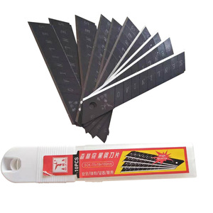 Forest Bird Utility Knife Blade 0.6mm Carbon Steel Snap Off 18mm Double Sided Replacement Blades - Product Image 5