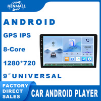 Écran de voiture Qualcomm 8 cœurs 9 pouces, compatible 4G, fonction 360, Carplay et Android Auto, DSP intégré, WiFi, BT, lecteur DVD de voiture