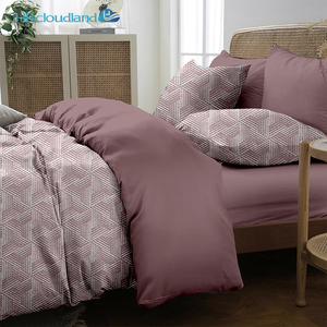 Cloudland Oran Wholesale Luxury Designer Winter Geometric Pattern Polyester <strong>Comforter</strong> <strong>Set</strong> King &amp; Queen Size Eco-Friendly - Product Image 4